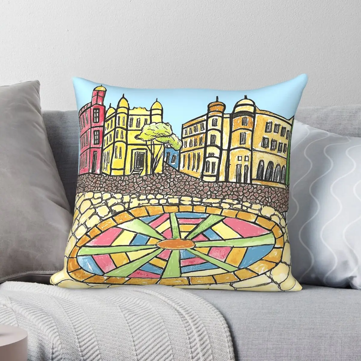 Recife City Brazil Funda de almohada de poliéster, lino, terciopelo, estampada, con cremallera, funda de cojín decorativa para habitación, 18 pulgadas