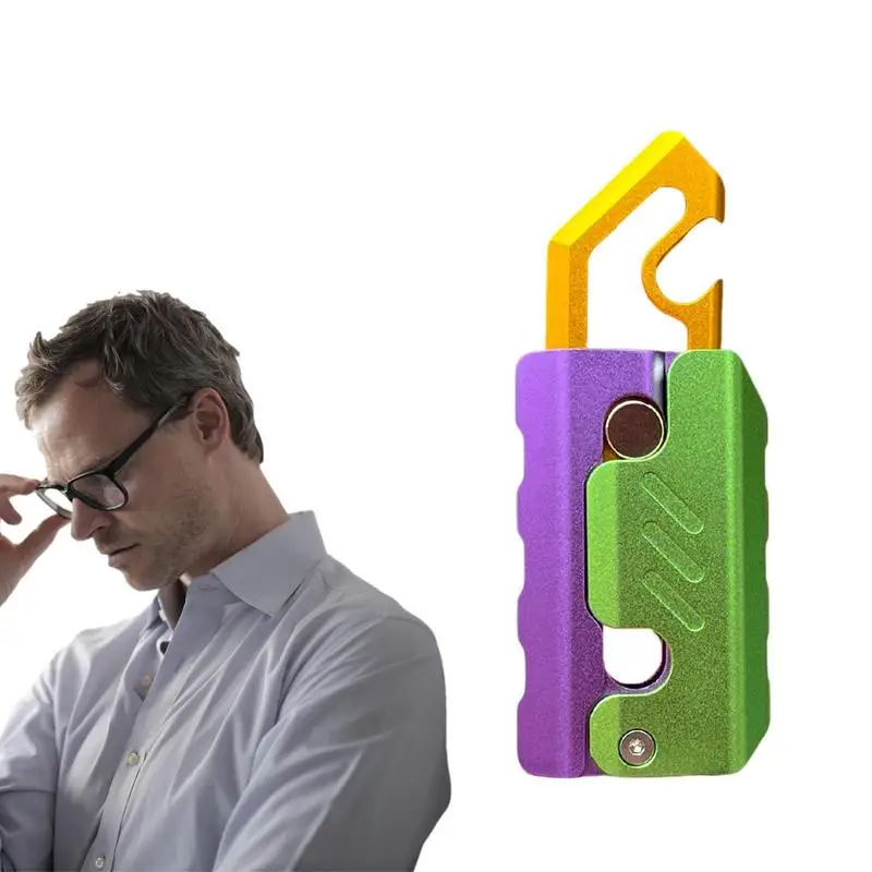 

Gravity Fidget Hand Gripper Metal Gravity Sensory Toys Bottle Opener Portable Cool Gravity Fidget Sensory Toys For Kids Adults