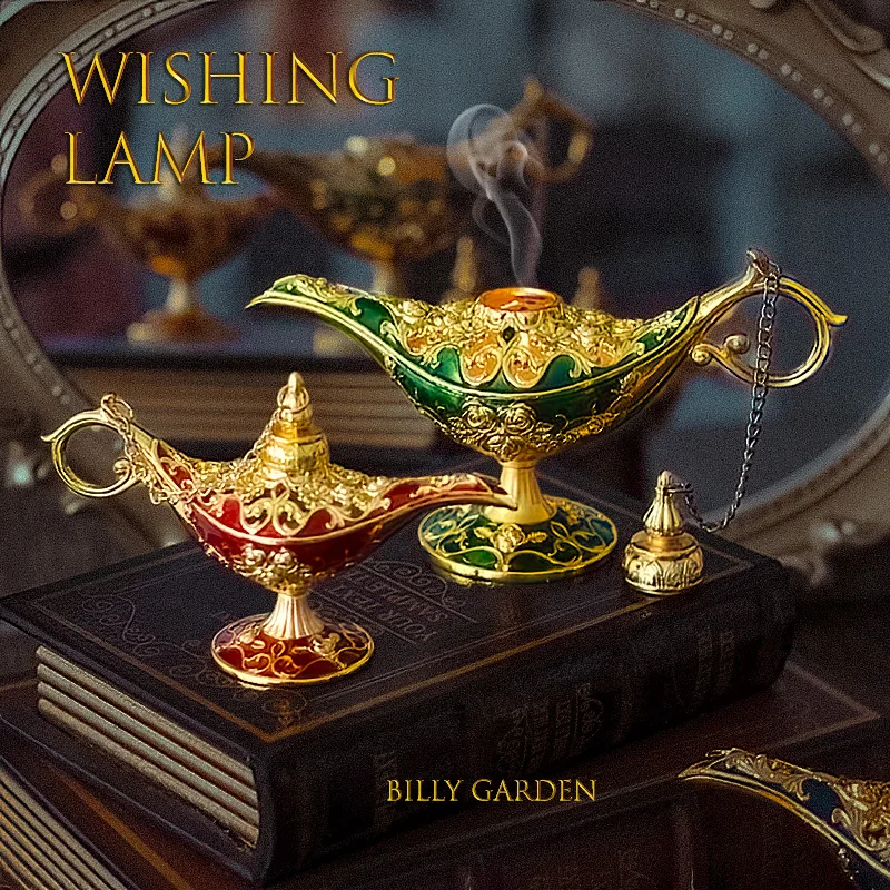 Wishing Aladdin Magic Lamp Aromatherapy Candle Box For Friends, Photo Decoration Creative Birthday Graduation Companion Gift