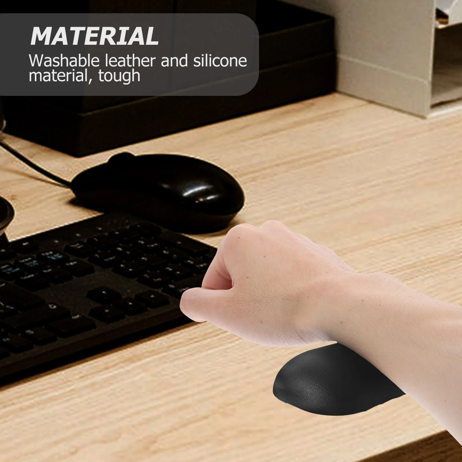 

Silicone Office Mouse Wrist Rest Ergonomic Support Comfortable for Computer Gaming Typing Mouse Wrist Rest