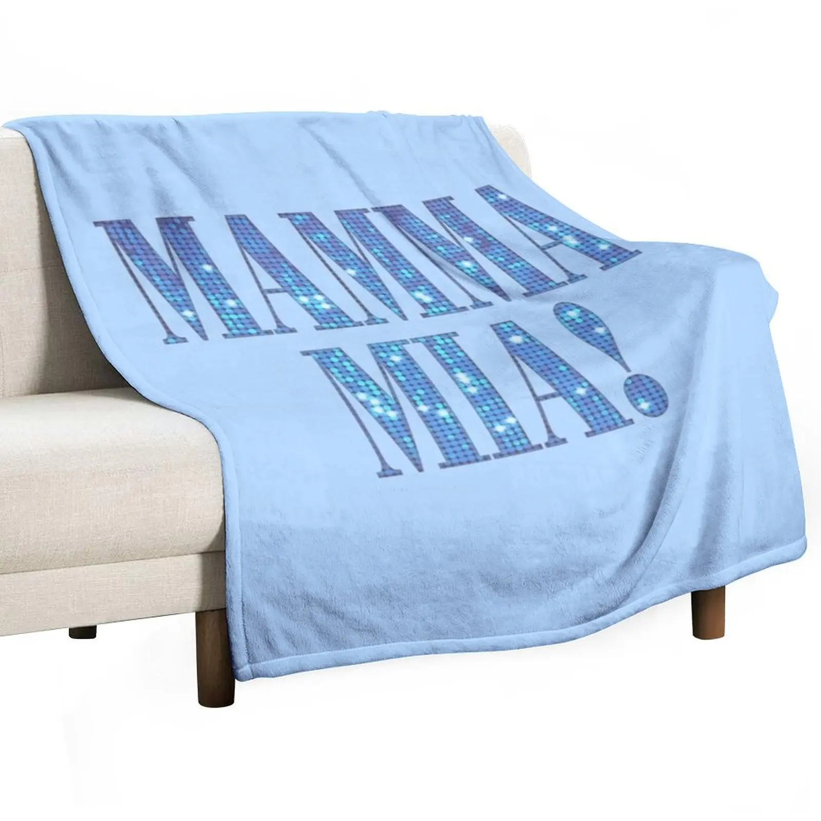 

Mamma Mia -disco- Throw Blanket Shaggy Beautifuls Beach Retros Blankets