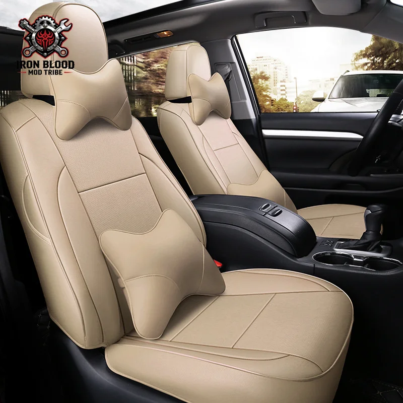 Suitable for 2014-2024 Toyota Highlander Car Seat Covers Full Surround Cushion