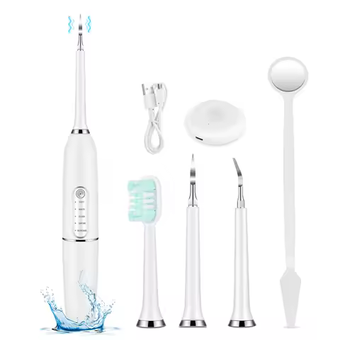 Ultrasonic Electric Sonic Dental Scaler Stain Tartar Calculus Remover Teeth Whitening Cleaning Waterproof Electric Toothbrush