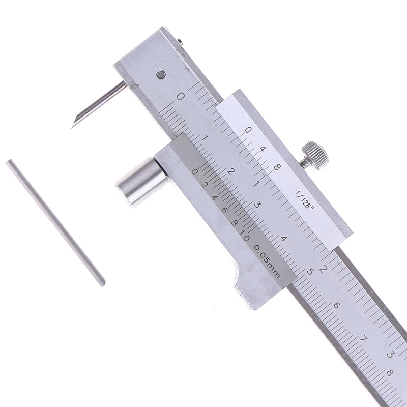 Imagem -03 - Stainless Steel Parallel Marking Scriber Vernier Caliper Gauging Ruler Measuring Instrument Tools 0200 mm