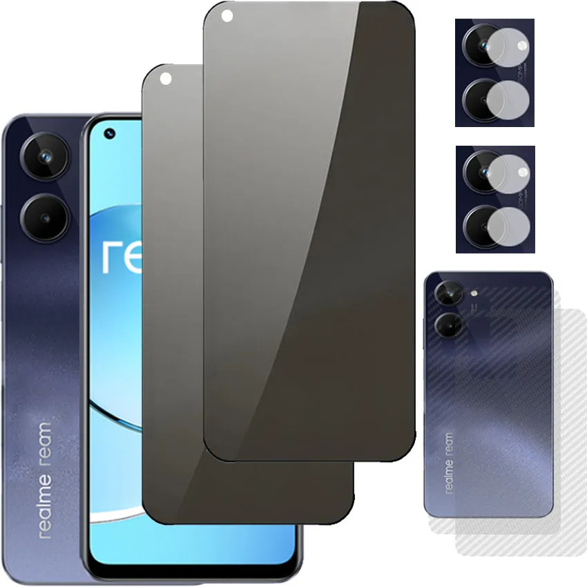 Anti-Spy Glass For realme 10 Privacy Screen Protector realme10 realmi 10 protective film realm 10 cristal antiespia realme-10 5g