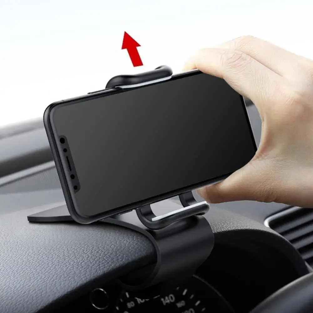 Universal Car Phone Holder 360 Degree Rotation Auto Dashboard Mobile Phone Stand Holder Clip Mount Car Steering Wheel image 6