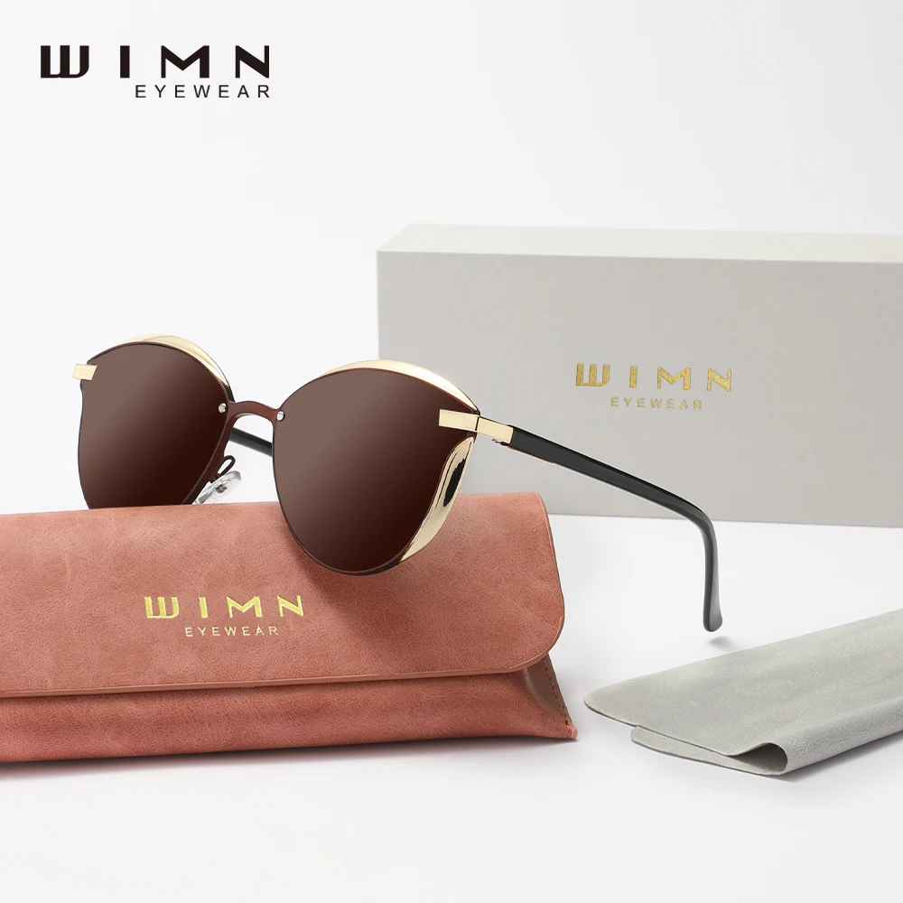 WIMN Polarized Sunglasses For Women Cat Eye Sun Glass Ladies Woman Eyewear Accessory UVAB Protection