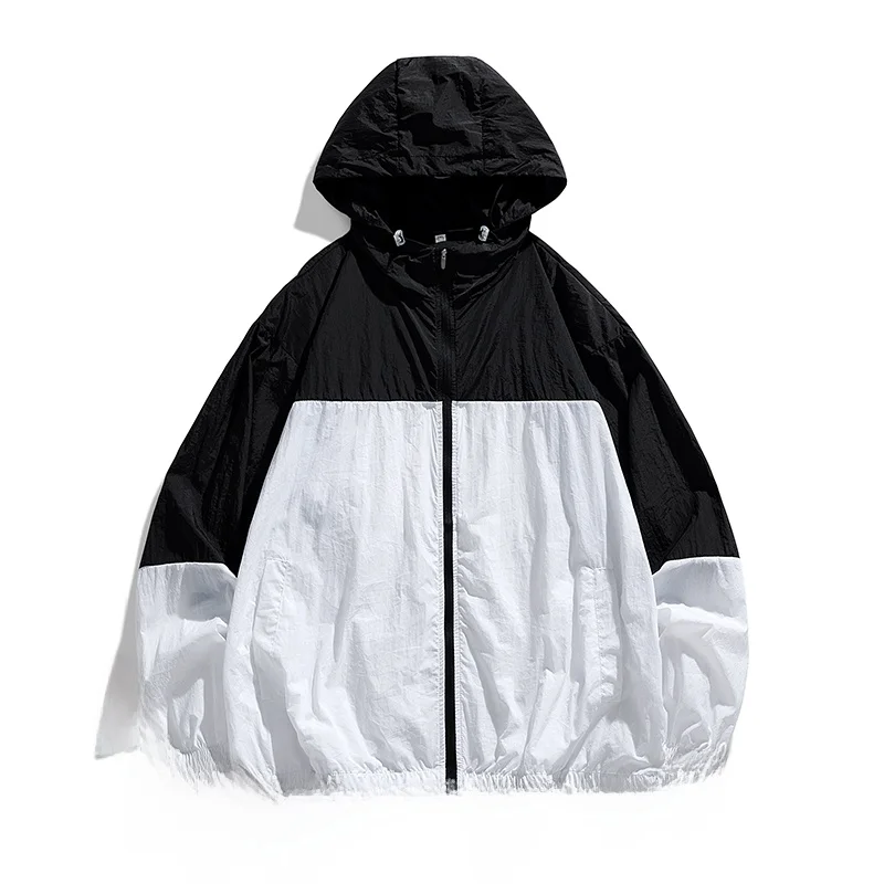 

Bananaion Summer Thin Sun Protection Clothing Men's UPF50 Hooded Lightweight Outdoor Fiing Men's Sunscreen Wear