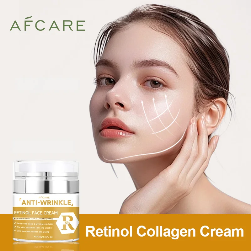 Face Collagen Cream Skin Care Hyaluronic Acid Korean Moisturizing Hydrating Skincare Cream Cosmetic Product