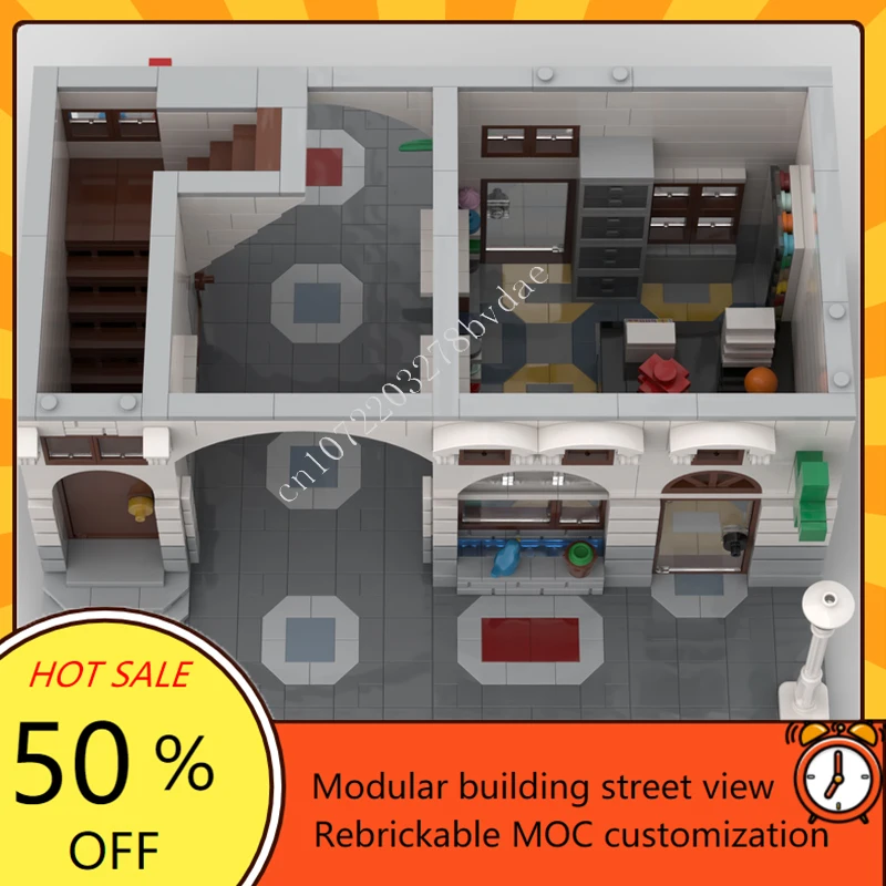 3954PCS Oude Stad Apotheek Modulaire MOC Creatieve street view Model Bouwstenen Architectuur DIY Onderwijs Assemblage Model Geschenken