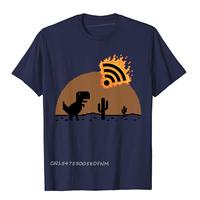 Apocalypsis Signal T-REX Funny T Shirt Dion Game High Quality Youthful Premium Cotton Men T Shirts Fitness Shirt New