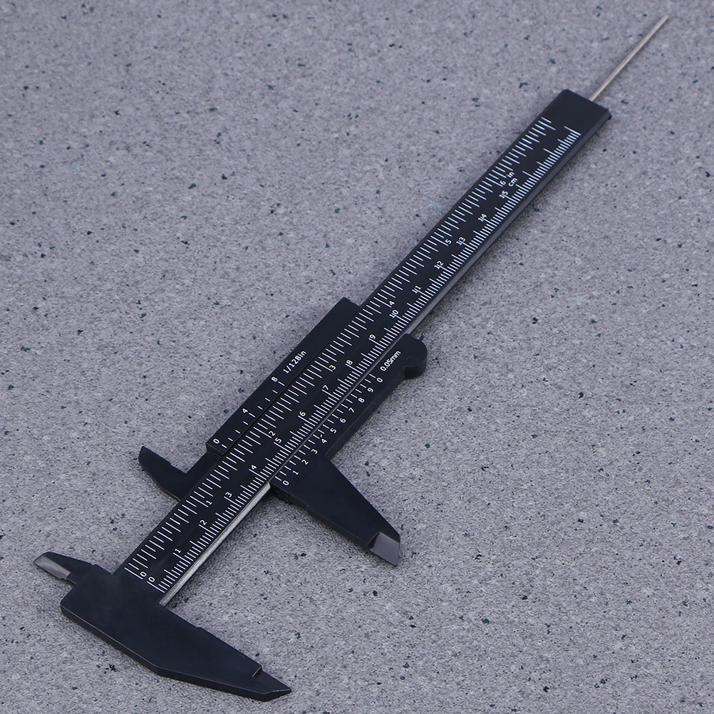 

4pcs Plastic Vernier Caliper 150Mm Mini Measuring Tool For External Internal Step Depth Measurement Lightweight Gauge Ruler
