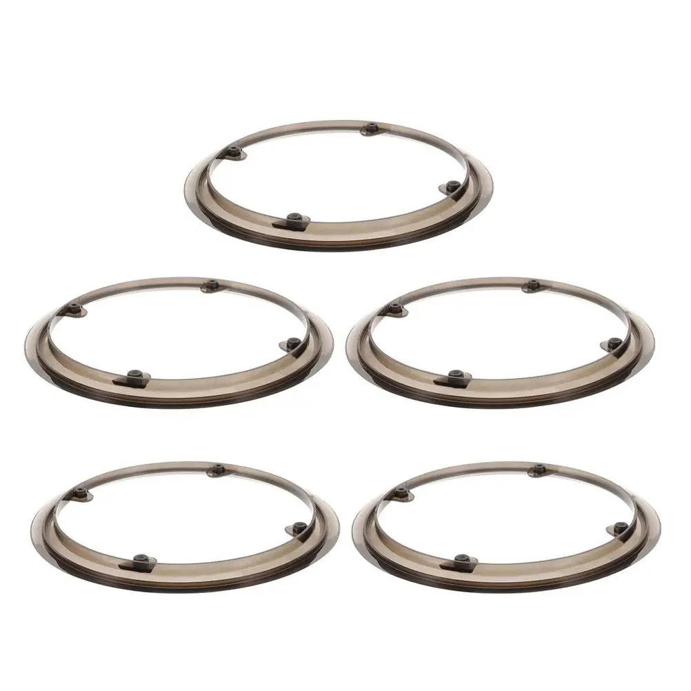 

5pcs Mountain Bike Chainring Guard Durable PVC Easy Installation Compatible Offroad Riding Chainwheel Sprocket Cover Bike