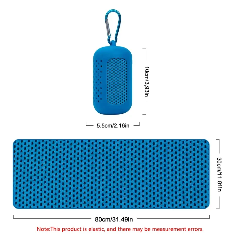 Mini Microfiber Towel Sports Quick Drying Breathable Absorption Towel Running Beach Lightweight Gym Swimming
