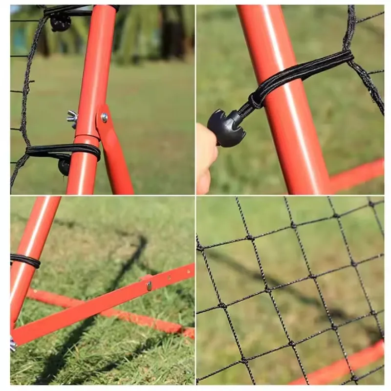 

Заводская футбольная тренировочная сетка, регулируемый футбольный отбойник, портативная сетка для отскока футбольных ворот для тренировок в помещении на открытом воздухе