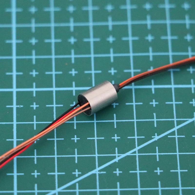 1PCS 1A/2A Low-Power Leitfähigen Schleifring 2/4/5/6/8/12CH Rotary Collector Ring Kein-Flansch für Drone/Angeln Rad DIY Zubehör