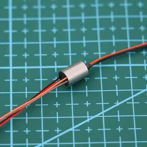 1PCS 1A/2A Low-Power Conductive Slip Ring 2/4/5/6/8/12CH Rotary Collector Ring No-Flange for Drone/Fishing Wheel DIY Accessory