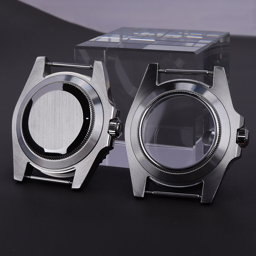 40mm Für NH34 NH35 NH36 8215 8205 ETA2824 PT5000 ST2130 Uhrwerk SUB Uhrengehäuse Poliertes Oyster/Jubilee Armband Saphirglas Bestseller – Detail 6