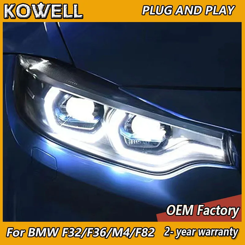 Car Styling for BMW 4 Series Headlight 2013-2019 F32 Head Lights DRL Turn Signal Low High Beam M4 F82 425I BMW F36 Front Lights