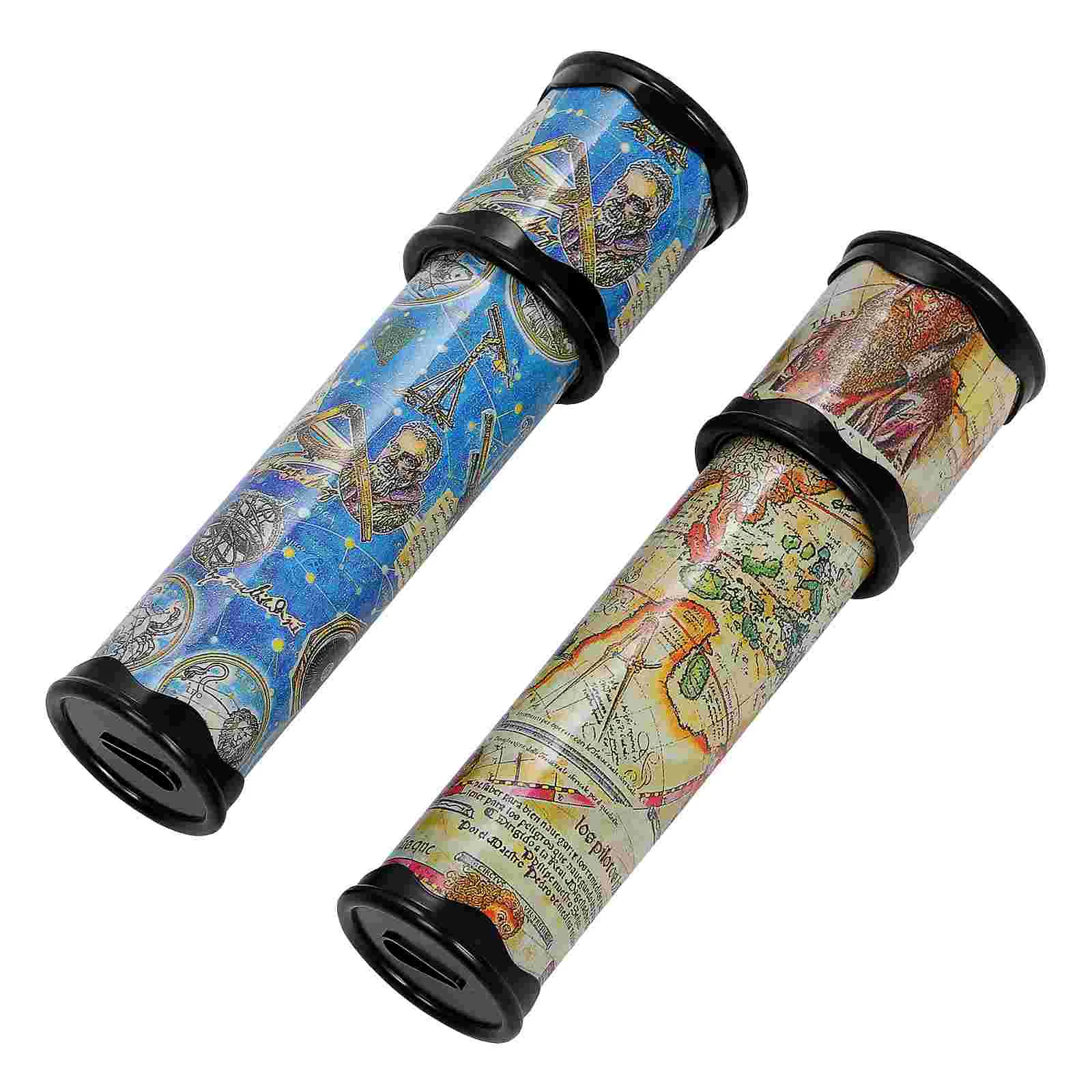 

WINOMO 2pcs Classic Kaleidoscope Toy Novelty Games Toy Educational Toys for Kids Children (Random Color)