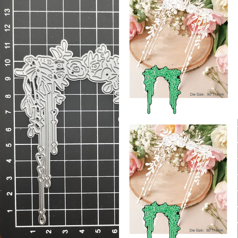 

New Metal Cutting Dies Flowers Branches Vines Scrapbook Embossing Craft Die Cut Album Paper Card Making Tool Blade Punch Stencil