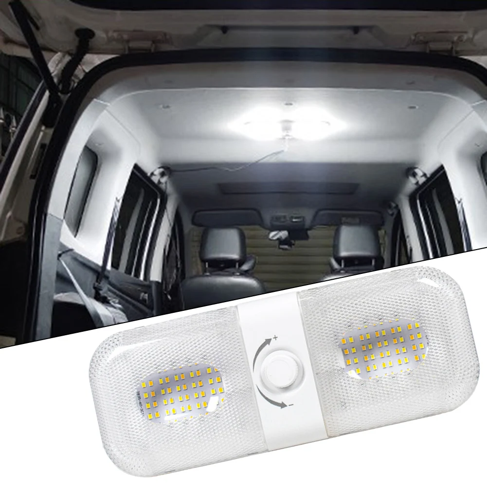 

RV Light 3 Colors Stepless Dimmable Brightness Adjustable Automobile Lamp Trailer Ceiling Truck Lighting Tool Accessories