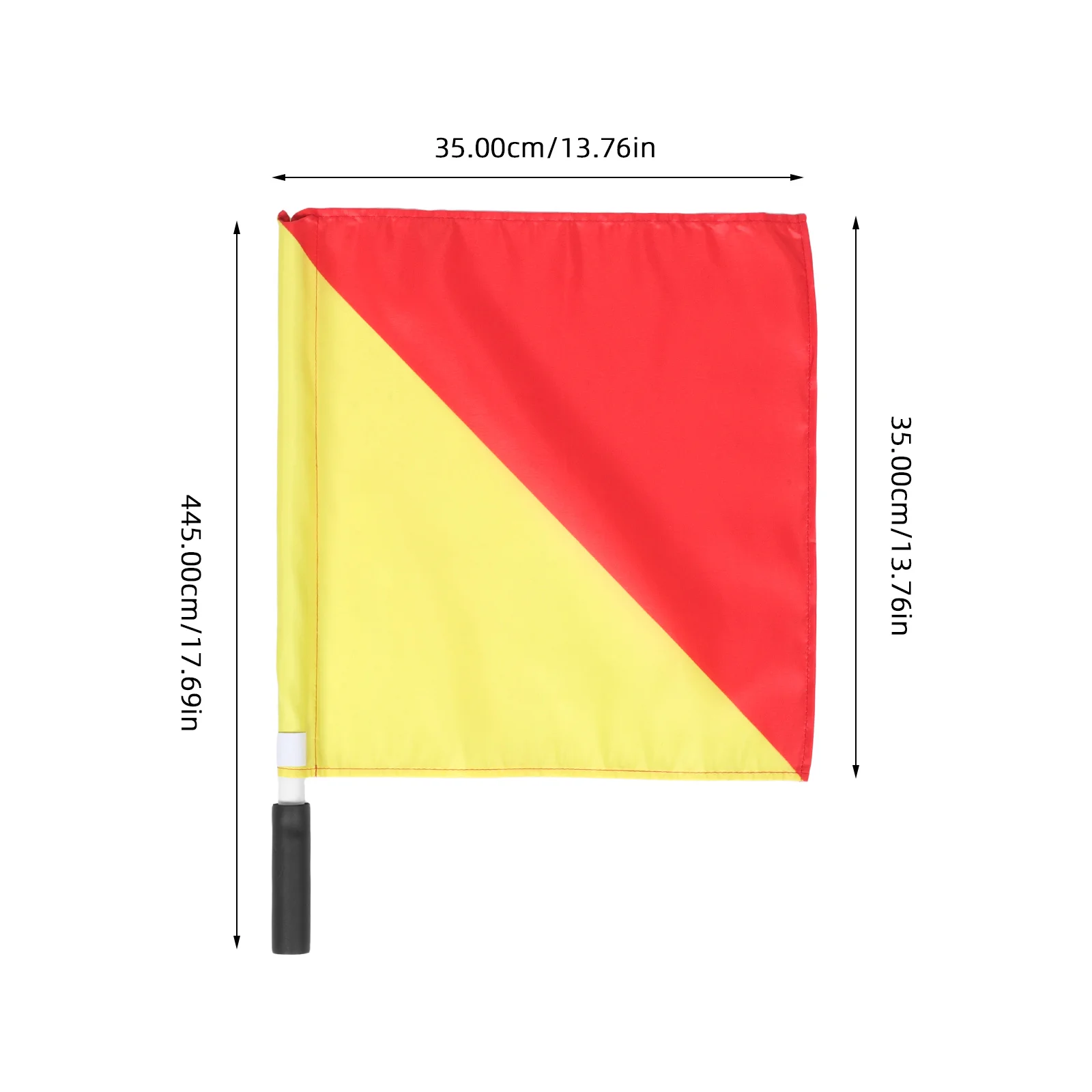 Training Flag Volleyball Referee Equipment Signal Hand Safety Match Commanding Conducting Flags Football for Referees