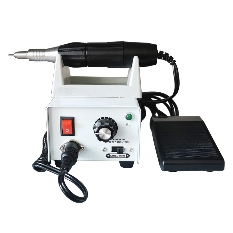 220V 0-35000Rpm Dental เครื่องบดไฟฟ้า90 Micromotor กล่องควบคุมขัด Polisher อุปกรณ์ทันตกรรม Lab 102 handpiece