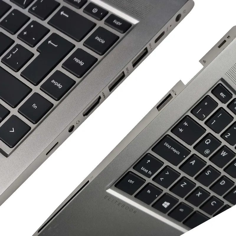 New For HP Elitebook 640 G9 645 G10 N17709-001 N17711-001 Palmrest Case US Keyboard