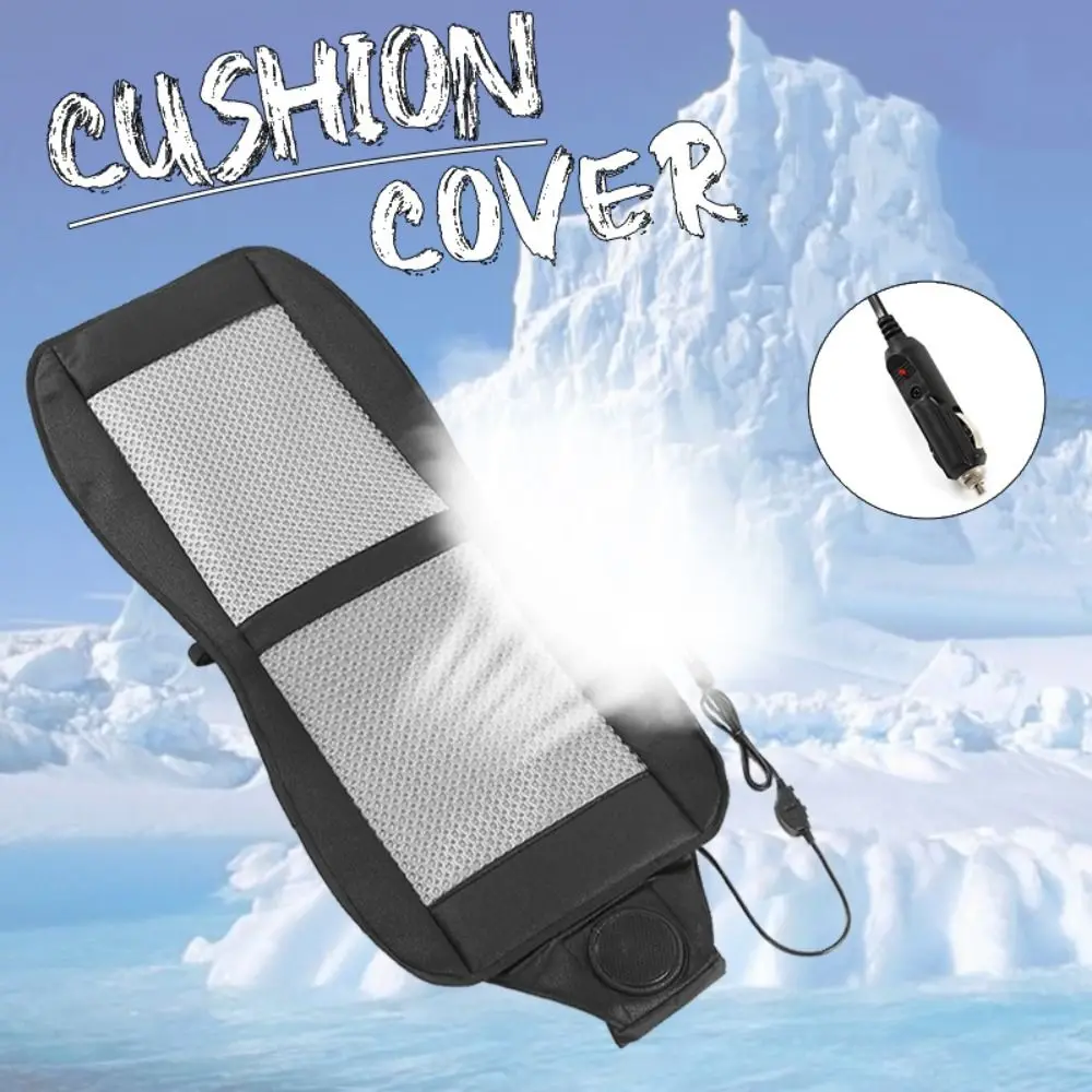 

Universal 12V Fan Ventilation Seat Covers Summer Cool Fan Blowing Seat Cooling Air Cushion Car Seat Cooling Pat for Summer