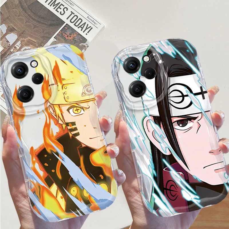 N-NARUTO-O Funny Cream Phone Case For Redmi Note 13 12 11 10 9 8 Pro Max T S Plus 4G 5G silicone Funda Shell Soft Cover Capa