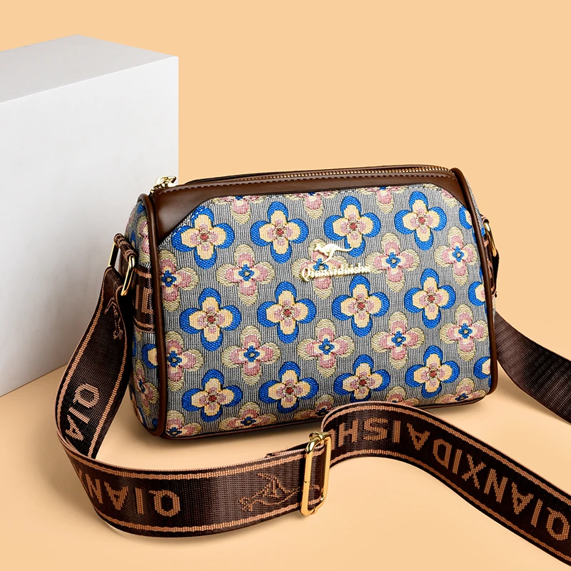 

Luxury Designer PU Leather Crossbody Bag for Women Stylish Solid Color Shoulder Purse Spacious Work Tote with Adjustable Strap