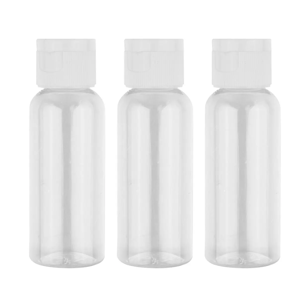 

20Pcs Transparent Plastic Travel Bottles Lightweight Refillable Subpackaging Lotion Dispenser Portable Essential Oil