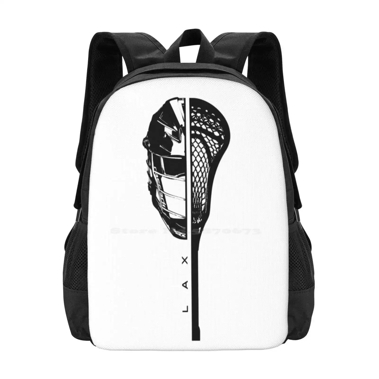 

School Bags For Teenage Girls Laptop Travel Bags Lax Sports Helmet Warrior Stick