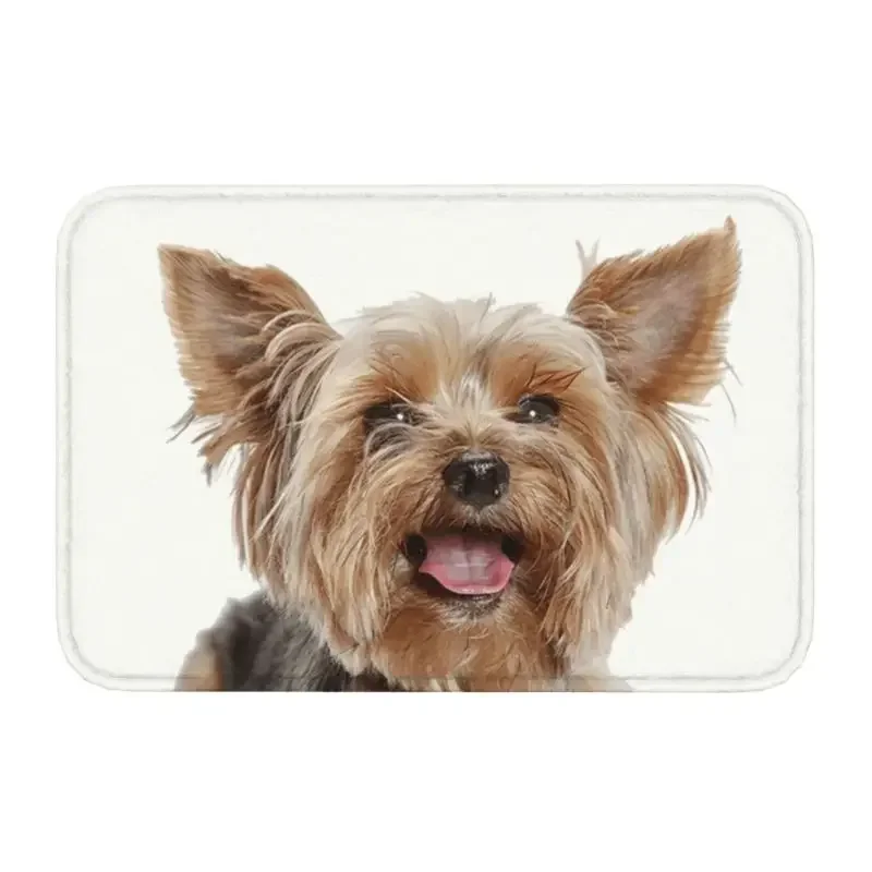 1PCFunny Yorkshire Terrier Doormat Anti-Slip Kitchen Bathroom Mat  Yorkie Dog Garden Floor Door Bedroom Entrance Carpet Rug