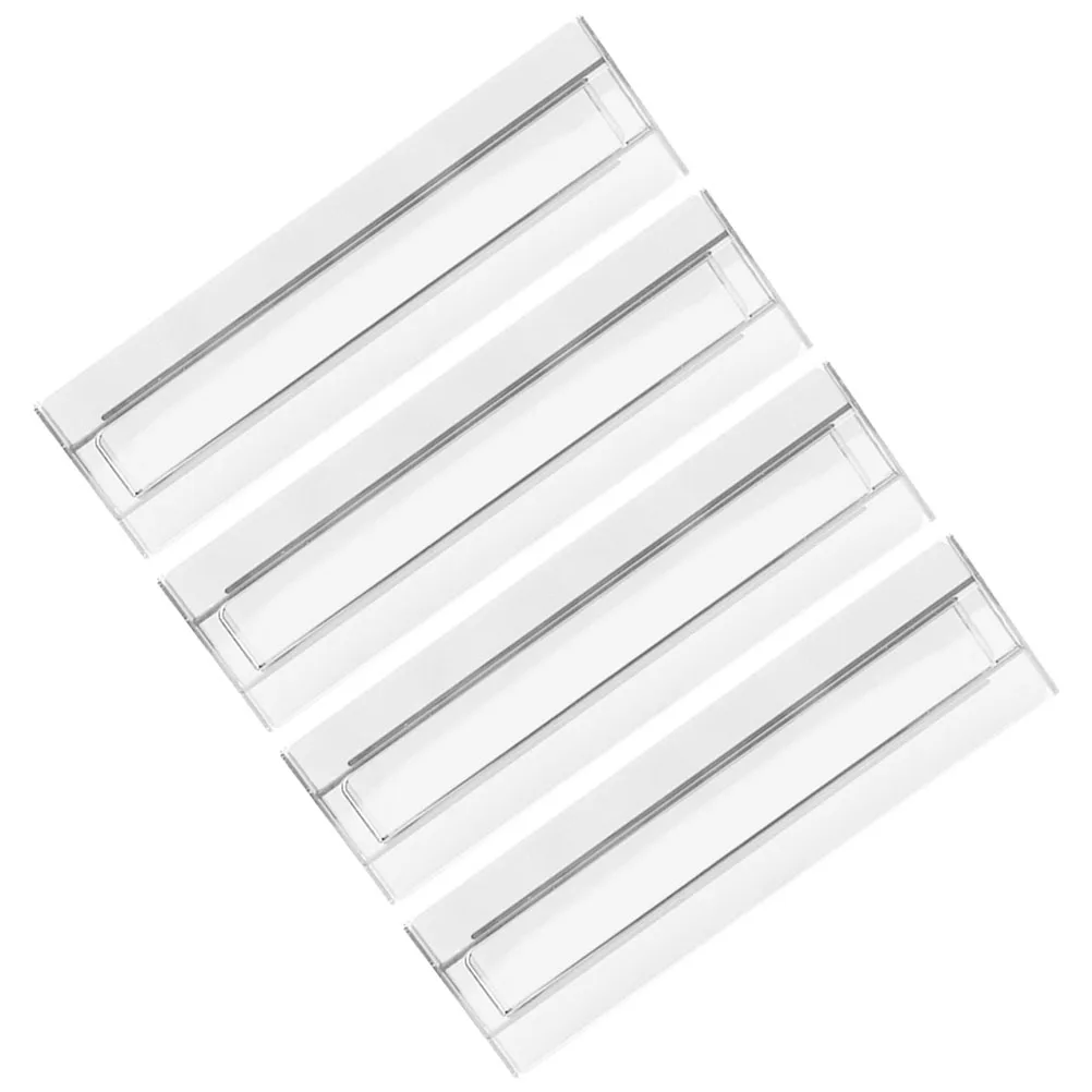

4 Pcs Drawer Dividers for Clothes Kitchen Guides Storage Partition Separator Organizer Pp Separators Dresser