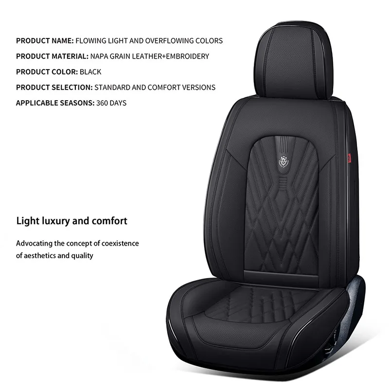 Coprisedili per auto universali in pelle per BYD D1 E1 E2 E3 E5 E6 E9 F0 F3 F3R F6 G3 G5 G6 tutti gli accessori del modello di auto Forniture per veicoli