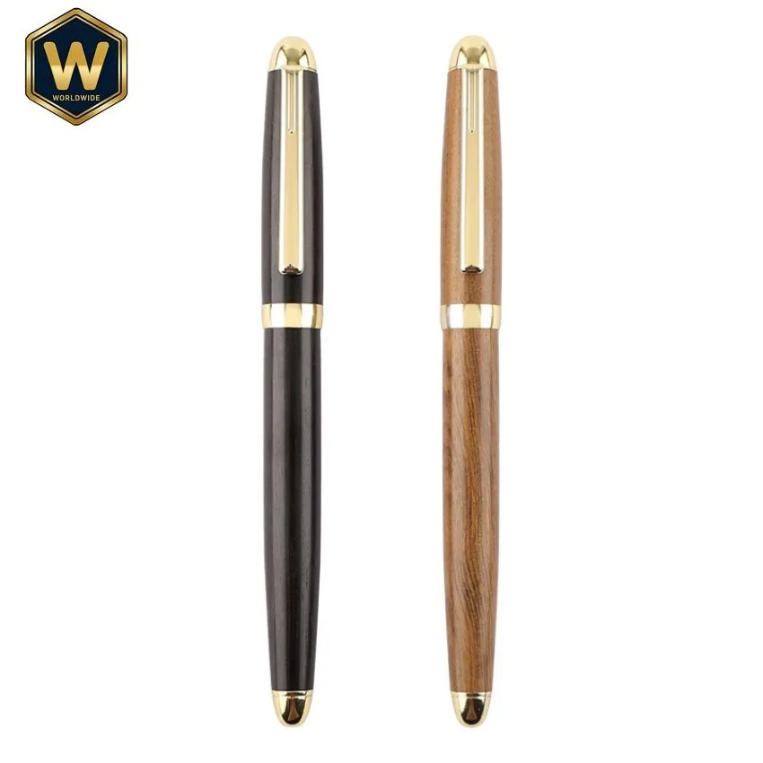 

Высококачественная роскошная деревянная ручка-роллер MB с черным наконечником 0,5 мм, гелевая ручка для плавного письма, для офиса, школы, канцелярских принадлежностей, уникальный стиль