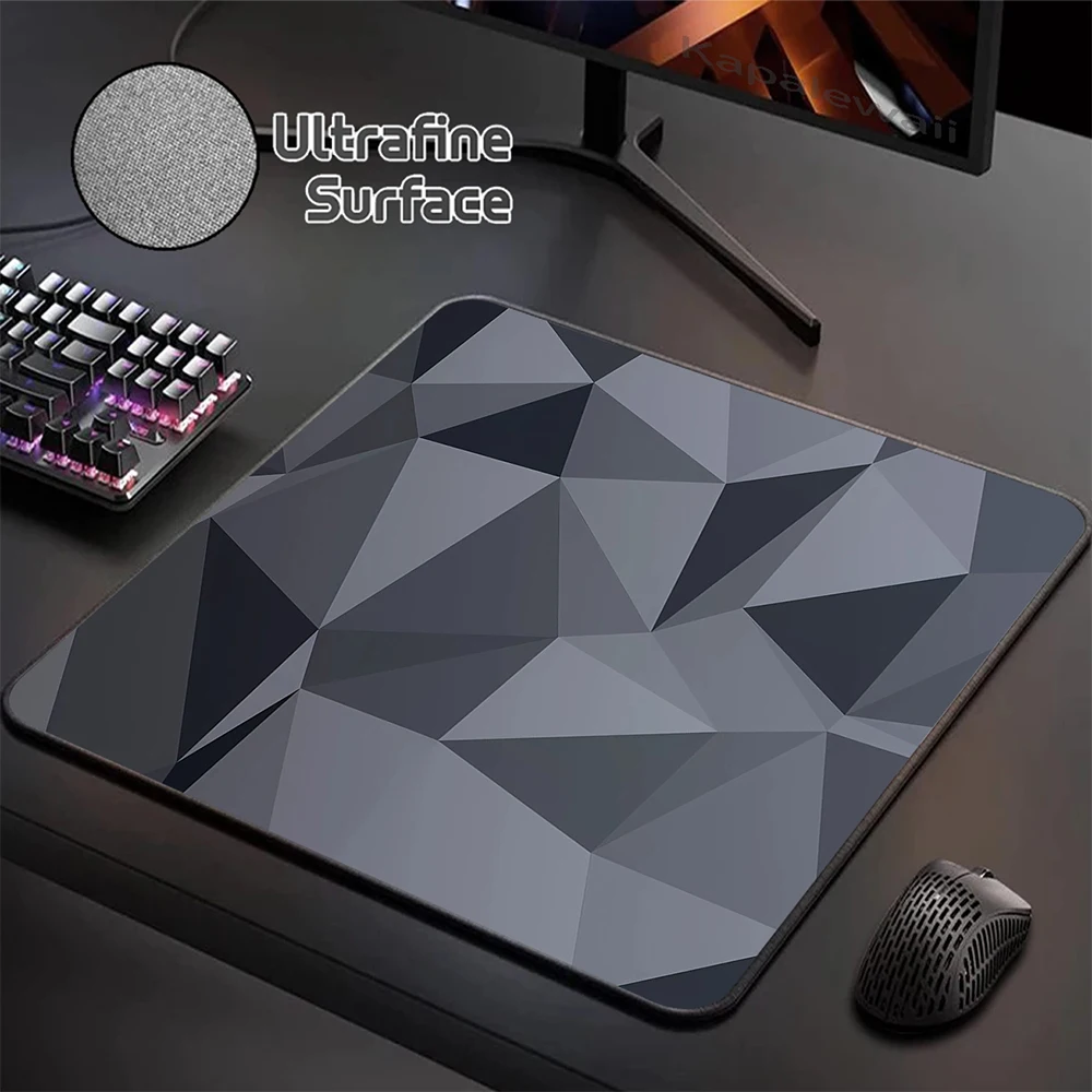 

Ultrafine Surface Mousepad Geometric Mouse Pad Computer Mouse Mat Speed Keyboard Pads Office Natural Rubber Desk Mat 400X450MM