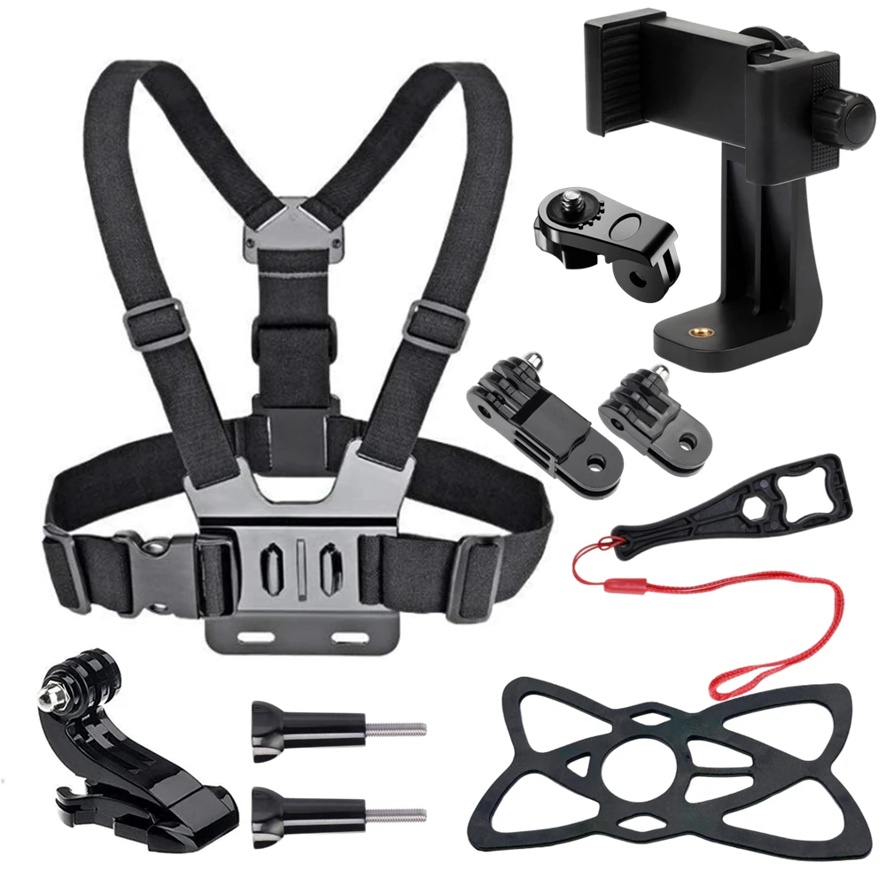 Telefon Brust Halterung Gurt Gürtel Harness Für 360 Mobile Handy Clip Halter Für iPhone 13 Xiaomi Samsung Gopro Hero 10 9 8 7 – Detail 9