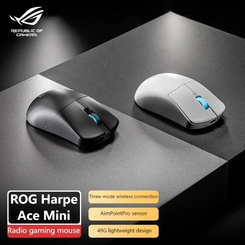 

ROG Harpe Ace Mini Ultralight 49-gram Semi-symmetrical Gaming Mouse