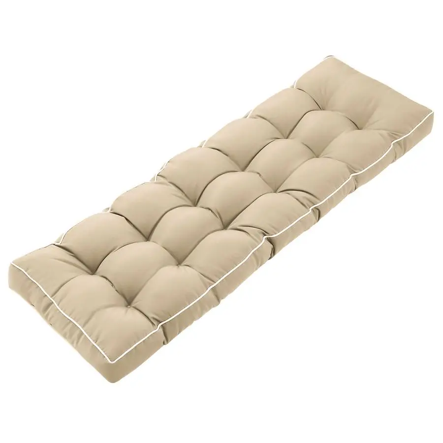 

Seat 57 Inches Outdoor Porch Swing Cushions,WaterResistant Tufted Patio Swing Replacement Cushions