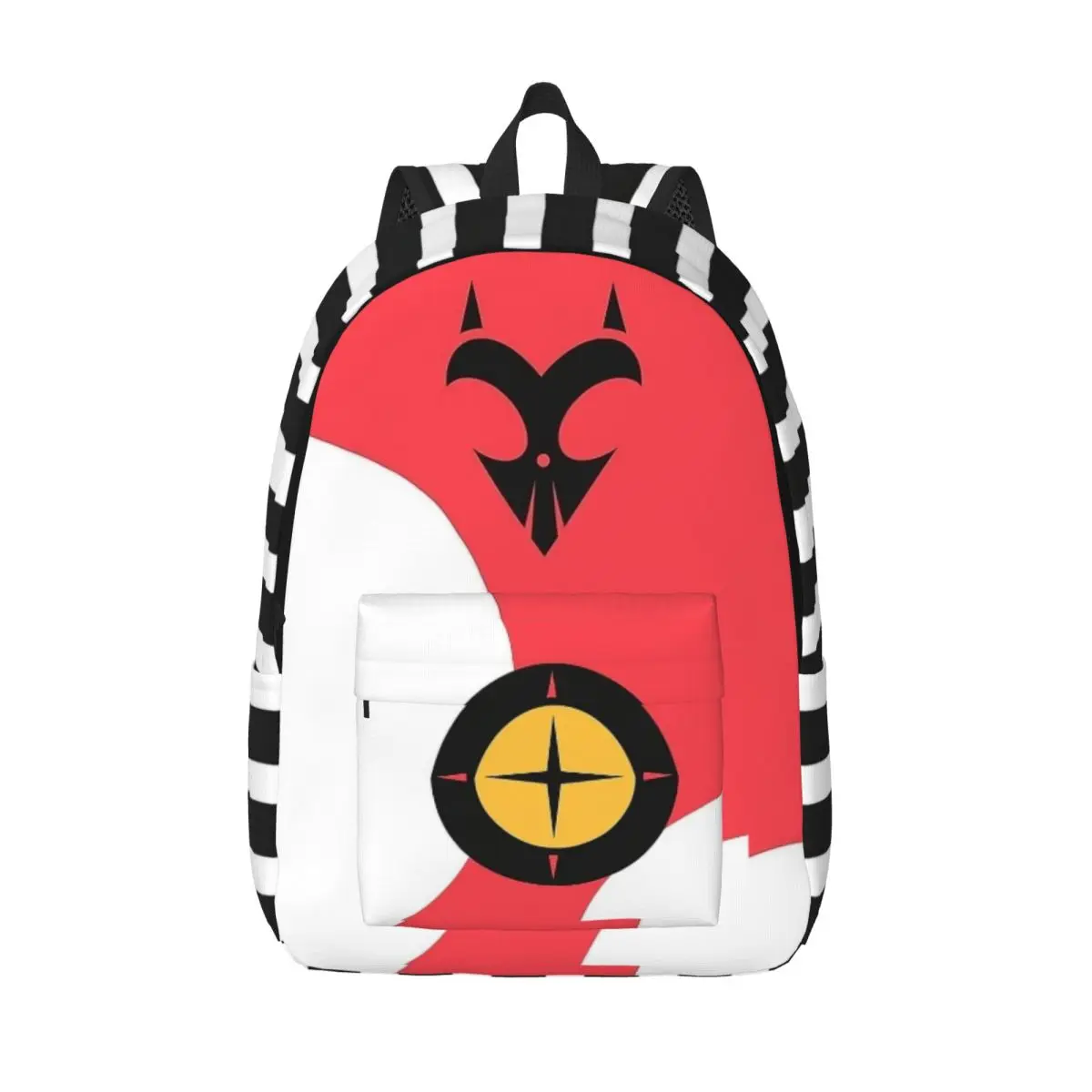 

Blitzo Duffle Hell Hotel Backpack for Men Women Teenage High School Work Daypack Laptop Computer Shoulder Bag Outdoor