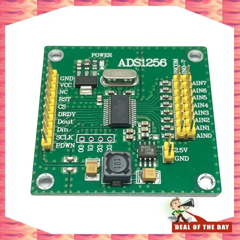 Entrega en 24 horas Módulo de ocho canales de conversión analógica a digital ADC ADS1256 de alta precisión