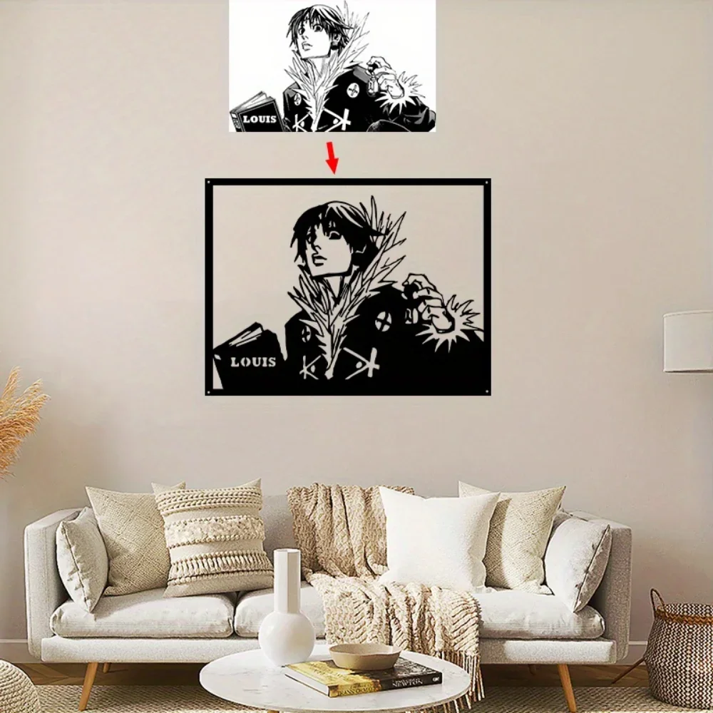 Retrato de metal personalizado, obra de arte personalizada, imagen fascinante, regalo para seres queridos, impresionante adorno de pared, pieza de decoración del hogar