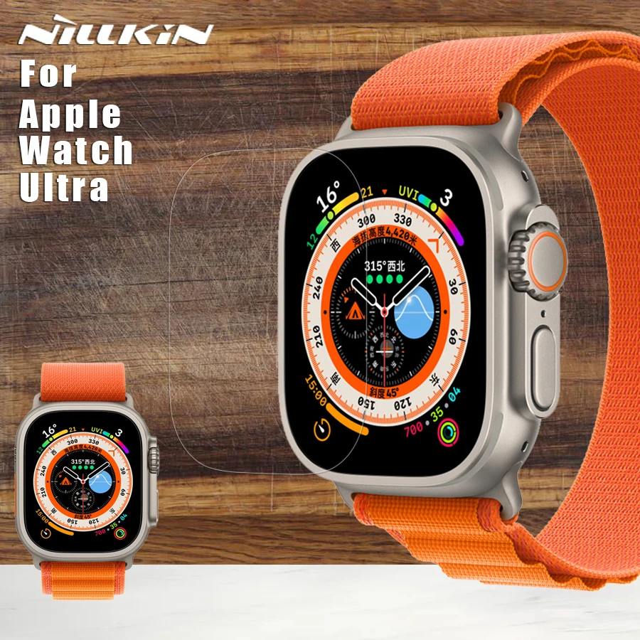 

for Apple Watch Ultra Glass Tempered Glass Nillkin H+Pro Anti-Explosion Glass Screen Protector for Apple Watch Ultra