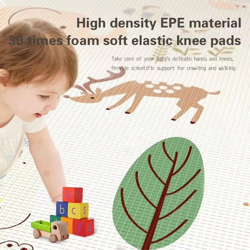 2023 Nieuwe Dikke 1Cm Giraffe Leeuw Baby Speelmat Puzzel Kinderen Mat Baby Klimpad Kids Kleed Baby Spelletjes Matten Speelgoed Voor Kinderen