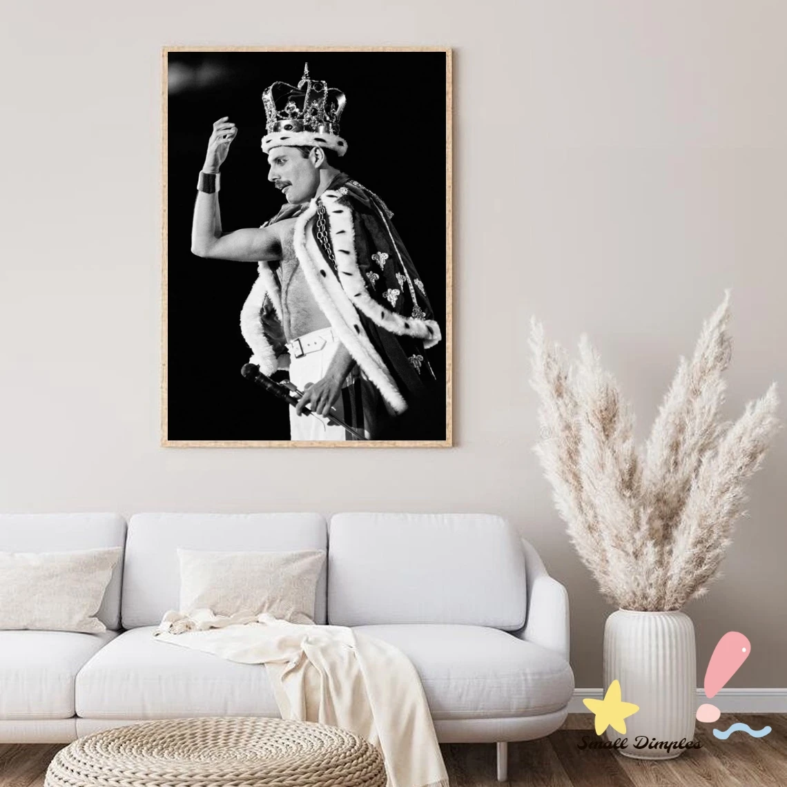 Freddie Mercury Music Star Poster Canvas Art Print Home Decoration Wall Painting ( No Frame )