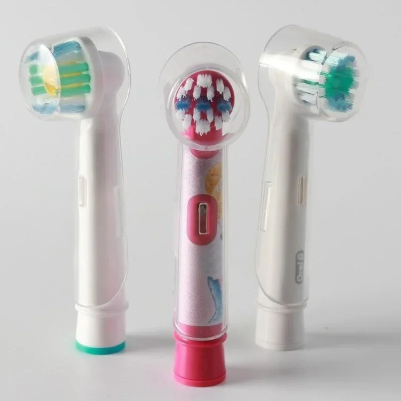 4Pcs Electric Toothbrush Head Protective Cover Case Cap for Oral B Tooth Brush Heads for Home Dust Clear Travel Camping