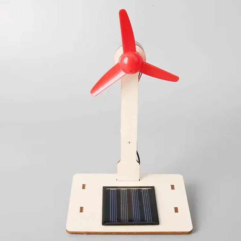 Piccole turbine eoliche fai da te solare mulino a vento modello giocattoli solari educazione apprendimento giocattolo divertente regalo per la